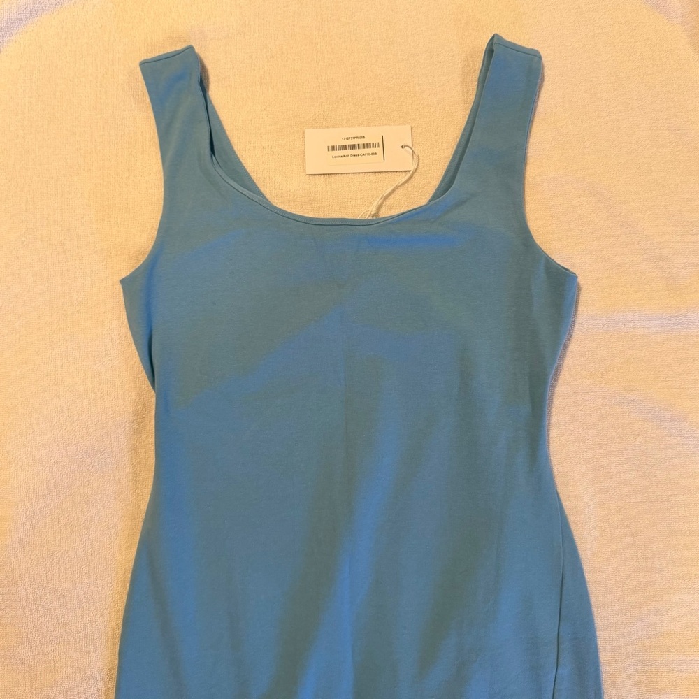 NWT Reformation Lovina Knit Blue Dress in Capri